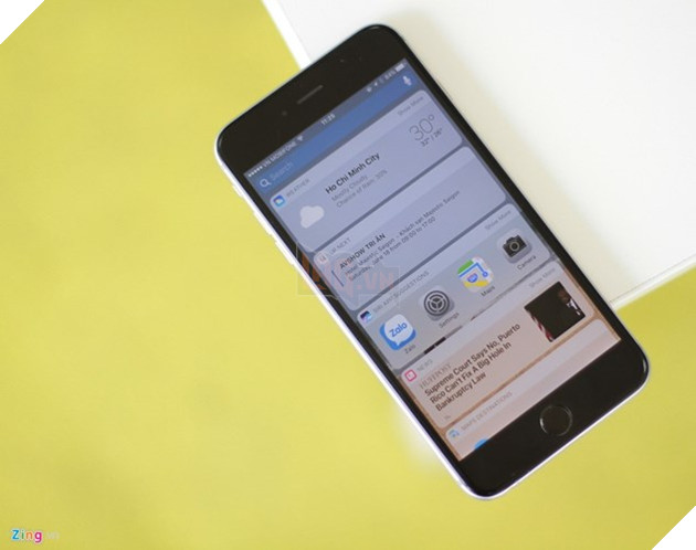 Dùng thử hệ điều hành iOS 10 beta trên iPhone ở Việt Nam.  2