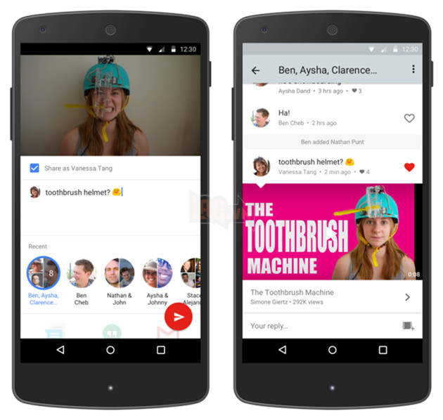 YouTube thành ứng dụng nhắn tin