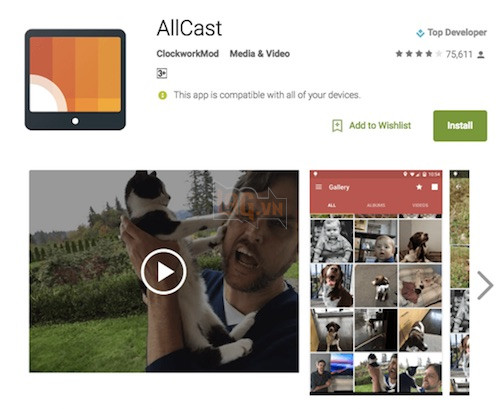 2 cách để chiếu màn hình Android lên máy tính. 
