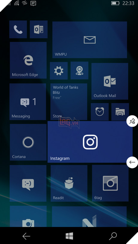 Instagram “lột xác” với giao diện mới trên Windows 10 Mobile.  2