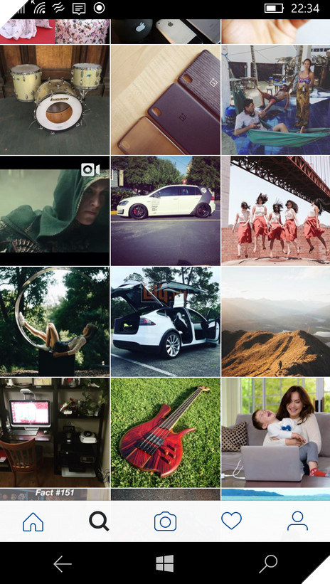 Instagram “lột xác” với giao diện mới trên Windows 10 Mobile.  6