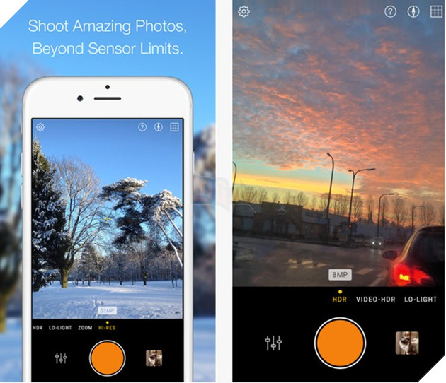 8 ứng dụng chụp ảnh tốt nhất cho iPhone.  2