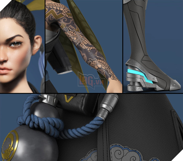 Game thủ Overwatch choáng ngợp trước trang phục Hanza - phiên bản nữ của Hanzo