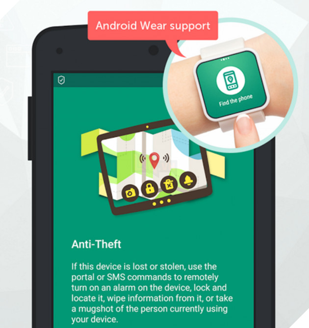 Kaspersky ra mắt ứng dụng bảo vệ hiển thị trên đồng hồ Android Wear. 