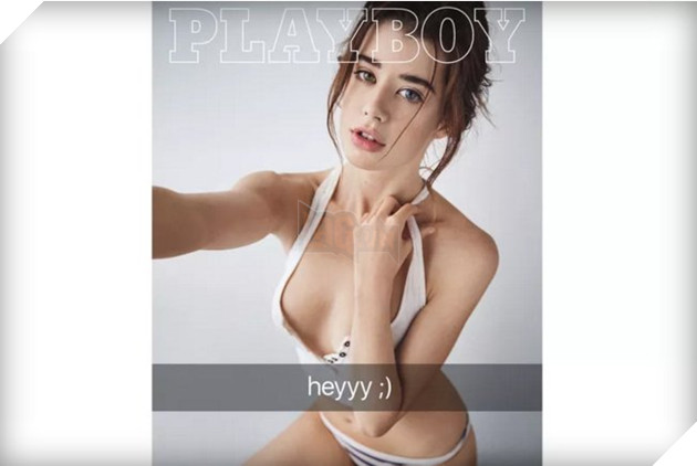 PlayBoy tôn vinh ứng dụng chat Snapchat. 