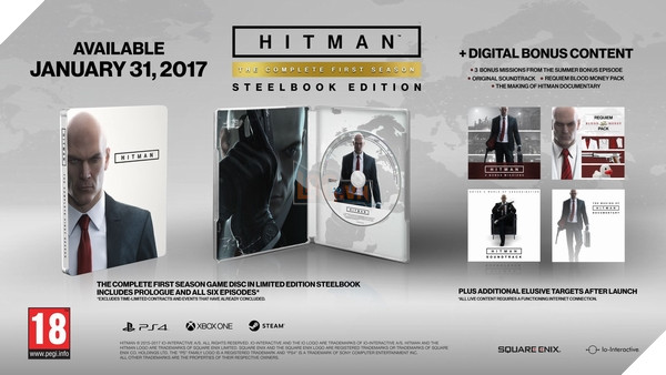 Hitman: The Complete First Season công bố ngày phát hành