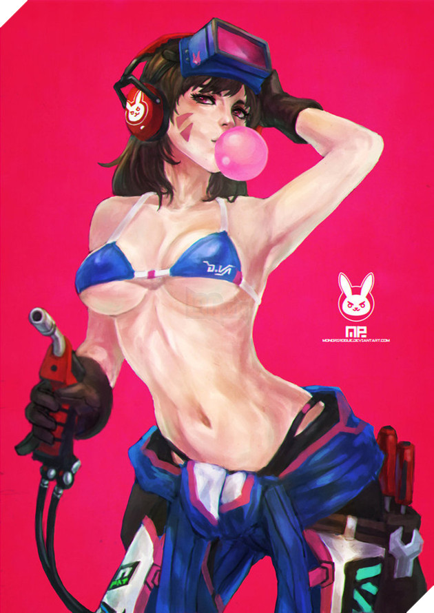 Rạo rực với bộ tranh các hotgirl Overwatch do fan hâm mộ vẽ