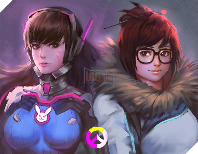 Rạo rực với bộ tranh các hotgirl Overwatch do fan hâm mộ vẽ