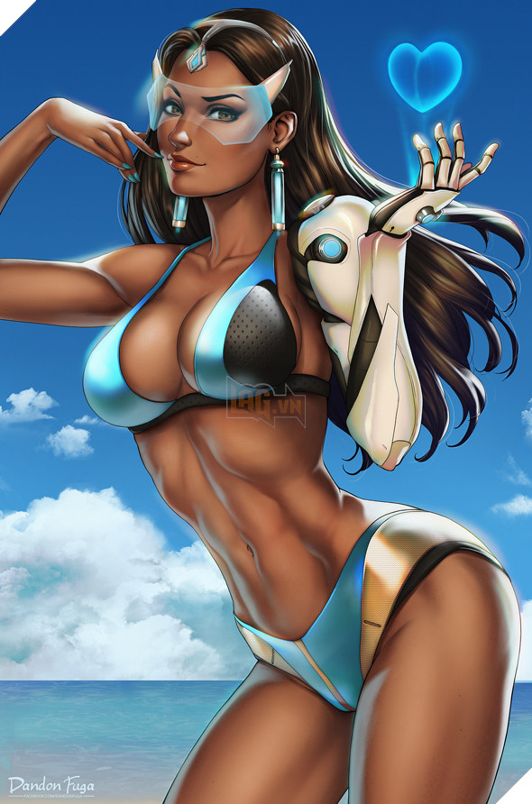 Rạo rực với bộ tranh các hotgirl Overwatch do fan hâm mộ vẽ