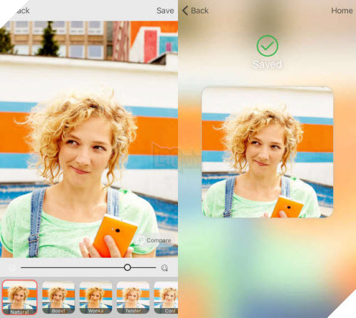 Ứng dụng miễn phí giúp làm đẹp ảnh tự sướng.  2