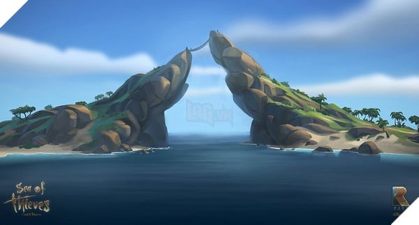 Mặt biển tráng lệ trong Sea of Thieves 2