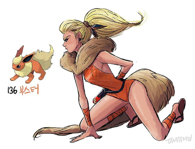 Bộ ảnh Pokemon trong hình dáng con người ngộ nghĩnh - Phần 2 14