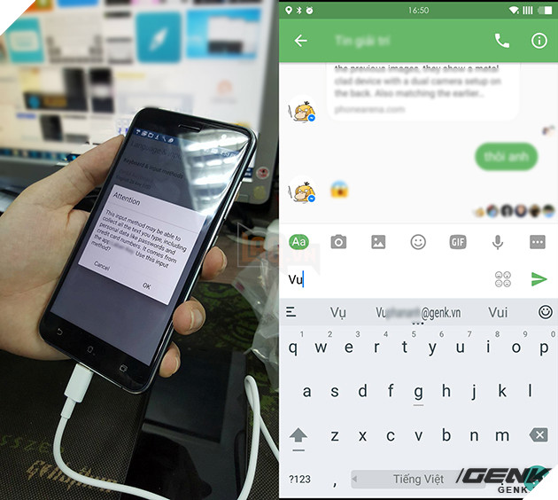 
chỉ gõ 2 ký tự, người dùng đã được gợi ý đủ cả email.
