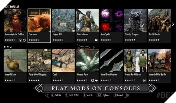 Mod Skyrim, Fallout 4 trên PS4 bị tạm ngưng, Bethesda đổ thừa ... Sony