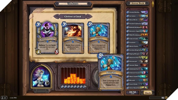 Bản cập nhật Hearthstone bỏ đi một lượng bài khỏi chế độ Arena 4