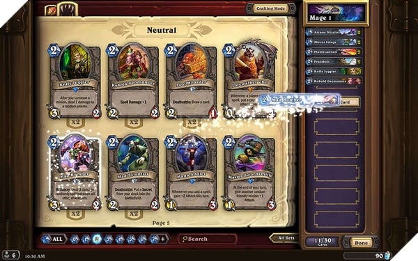 Bản cập nhật Hearthstone bỏ đi một lượng bài khỏi chế độ Arena 3