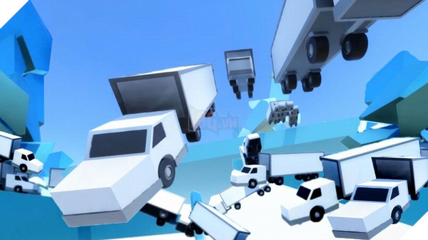 Nhảy loạn cào cào trên nóc xe tải với Clustertruck