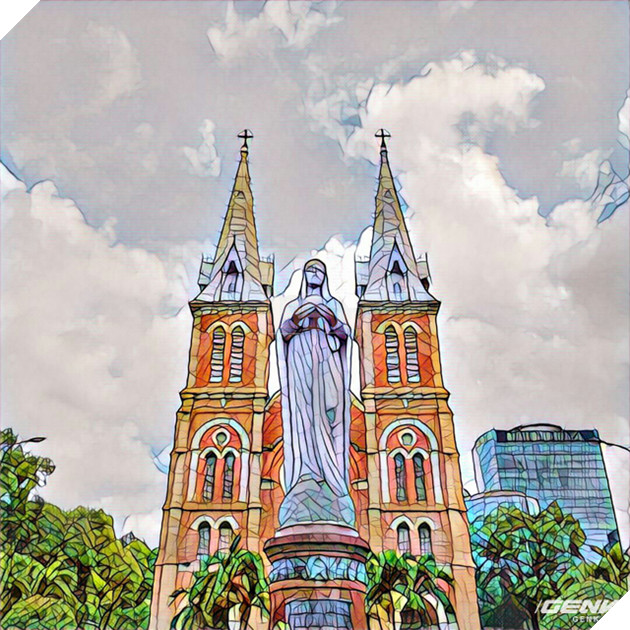 Hãy chiêm ngưỡng Sài Gòn đẹp lạ lùng qua tranh sơn dầu, tất cả chỉ nhờ một ứng dụng trên điện thoại 19