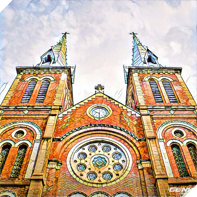 Hãy chiêm ngưỡng Sài Gòn đẹp lạ lùng qua tranh sơn dầu, tất cả chỉ nhờ một ứng dụng trên điện thoại 4