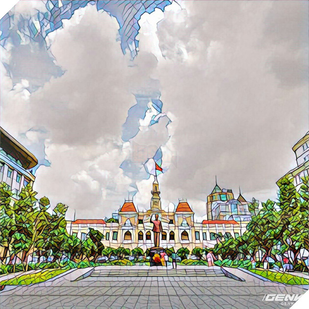 Hãy chiêm ngưỡng Sài Gòn đẹp lạ lùng qua tranh sơn dầu, tất cả chỉ nhờ một ứng dụng trên điện thoại 29