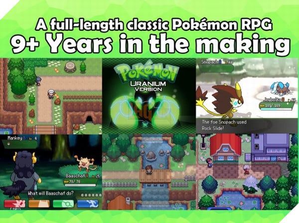 Dự án Pokemon Uranium của fan ngừng toàn bộ phát triển và hỗ trợ