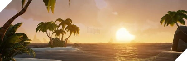 Ánh sáng tuyệt đẹp trong Sea of Thieves