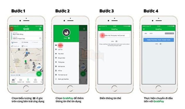 Ung dung dat xe thanh toan qua the hinh anh 2
