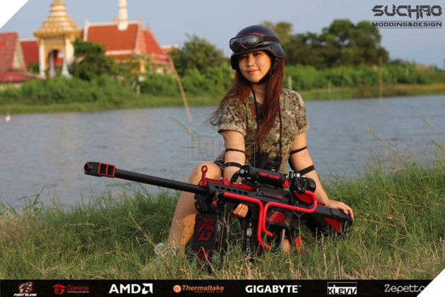 Ngất ngây với bộ case máy tính được mod thành hình súng ba-zét cực đẹp 16