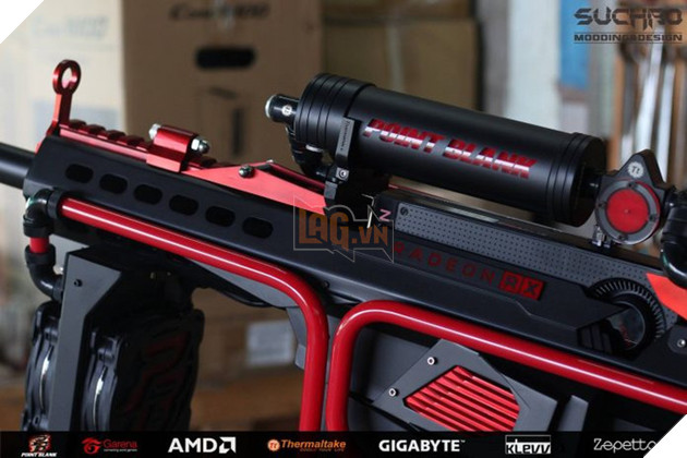 Ngất ngây với bộ case máy tính được mod thành hình súng ba-zét cực đẹp 8