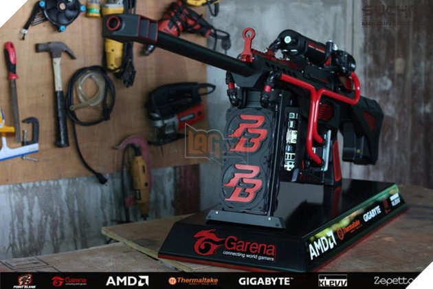 Ngất ngây với bộ case máy tính được mod thành hình súng ba-zét cực đẹp 17