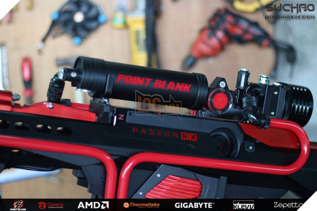 Ngất ngây với bộ case máy tính được mod thành hình súng ba-zét cực đẹp 24