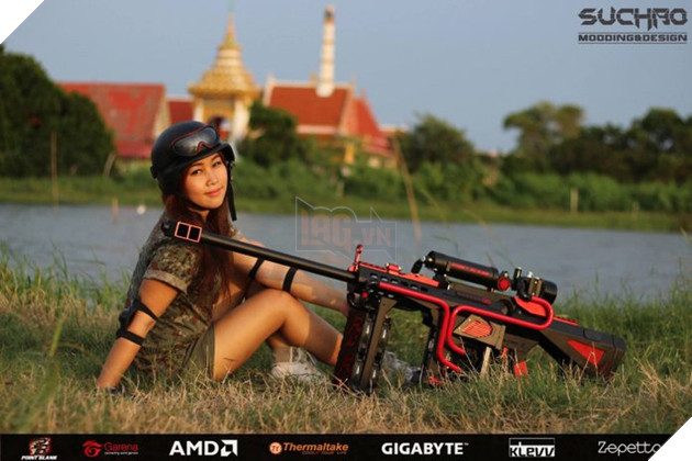 Ngất ngây với bộ case máy tính được mod thành hình súng ba-zét cực đẹp 25