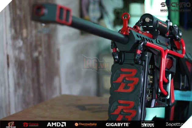 Ngất ngây với bộ case máy tính được mod thành hình súng ba-zét cực đẹp 18