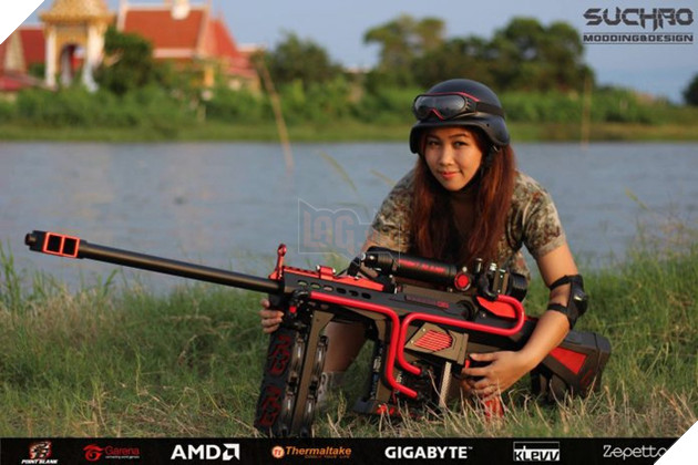 Ngất ngây với bộ case máy tính được mod thành hình súng ba-zét cực đẹp 11