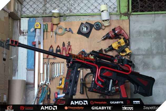 Ngất ngây với bộ case máy tính được mod thành hình súng ba-zét cực đẹp 10