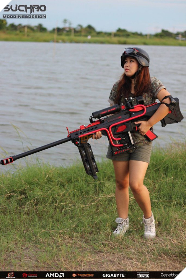 Ngất ngây với bộ case máy tính được mod thành hình súng ba-zét cực đẹp 7