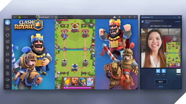 BlueStacks dần trở thành nền tảng với việc tích hợp Facebook Live