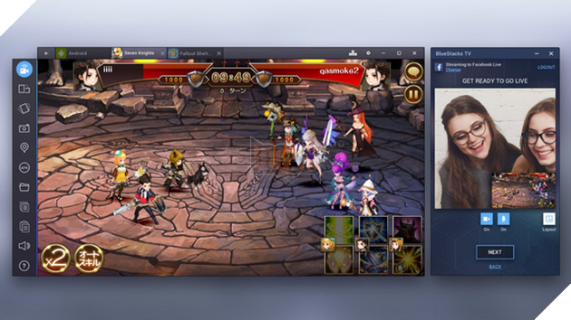 BlueStacks dần trở thành nền tảng với việc tích hợp Facebook Live