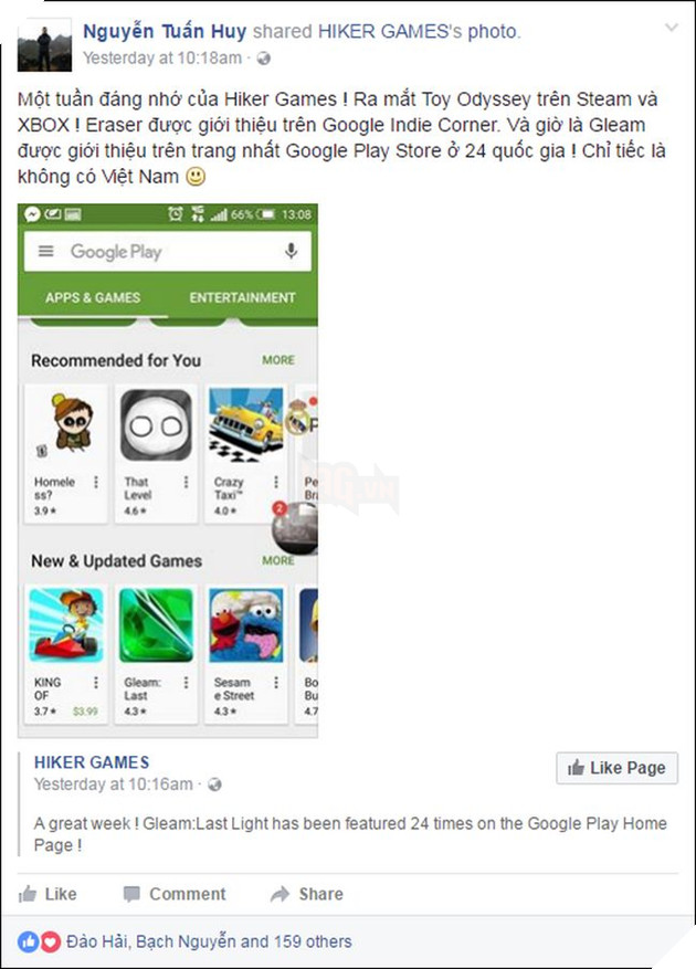 1 tuần đáng nhớ của cha đẻ Toy Odyssey với 3 game đứng top bảng xếp hạng 2