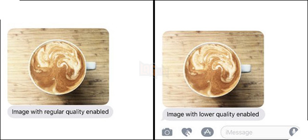 Cách tiết kiệm 3G khi gửi ảnh qua iMessage trên iOS 10. 