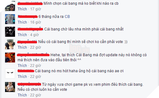 Sau 10 năm, Cái Bang vẫn là môn phái được người hâm mộ Võ Lâm Truyền Kỳ yêu thích nhất