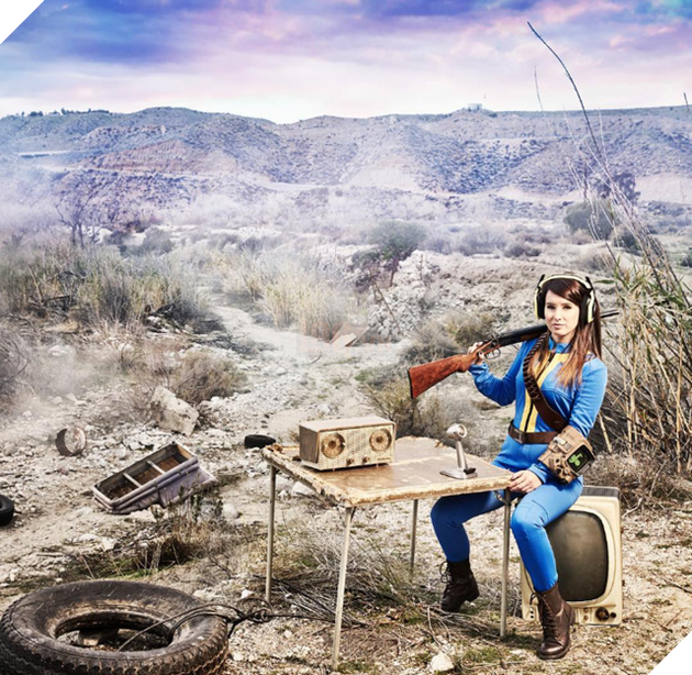 
Sonja trong trang phục cosplay Fallout 4.
