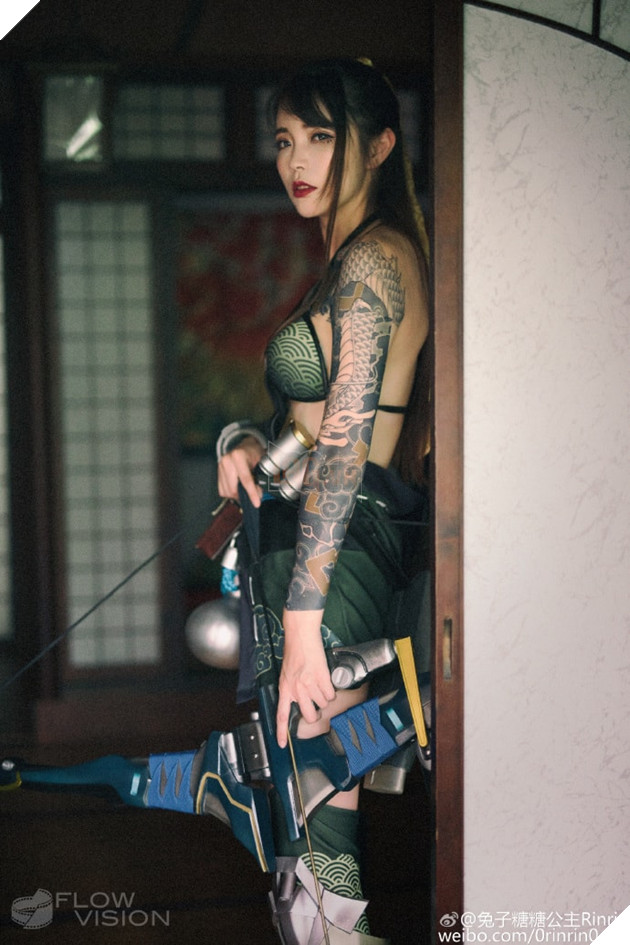 Bỏng mắt với album ảnh Cosplay Nữ Hanzo của Overwatch 2