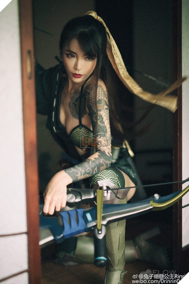 Bỏng mắt với album ảnh Cosplay Nữ Hanzo của Overwatch 3