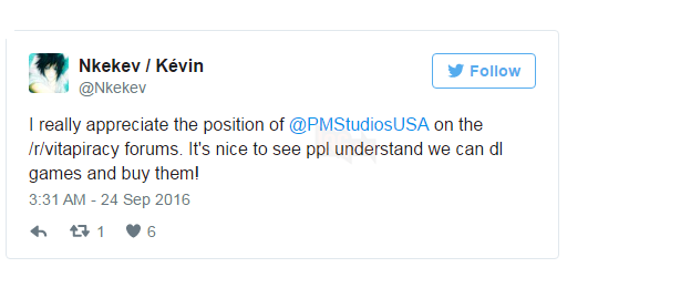 
Một game thủ bày tỏ sự thích thú với cách xử trí của PM Studios.
