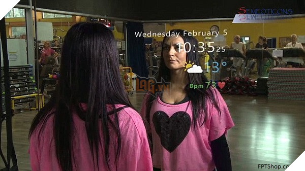 Chiếc gương thông minh đang được phát triển