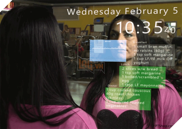 Chiếc gương thông minh đang được phát triển