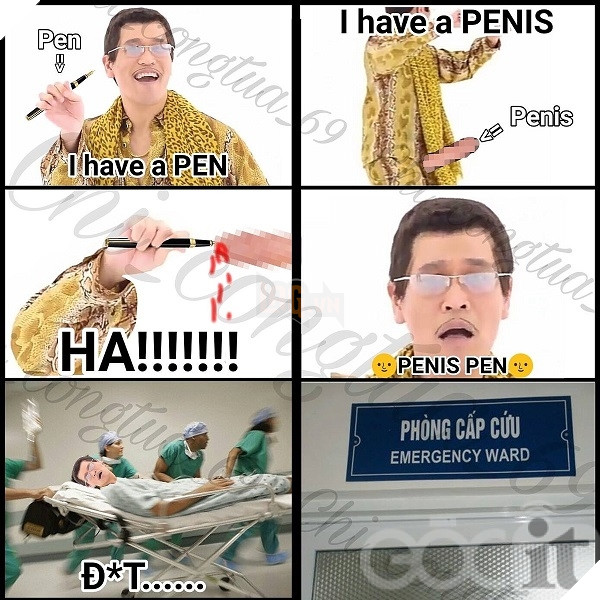 Đau cả bụng với cả đống ảnh chế từ ông chú trong ca khúc Apple Pen 6