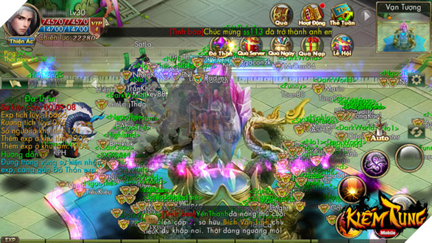 Kiếm Tung Mobile “đắt khách” ngày ra mắt đến nỗi chỉ thấy tên mà không thấy người