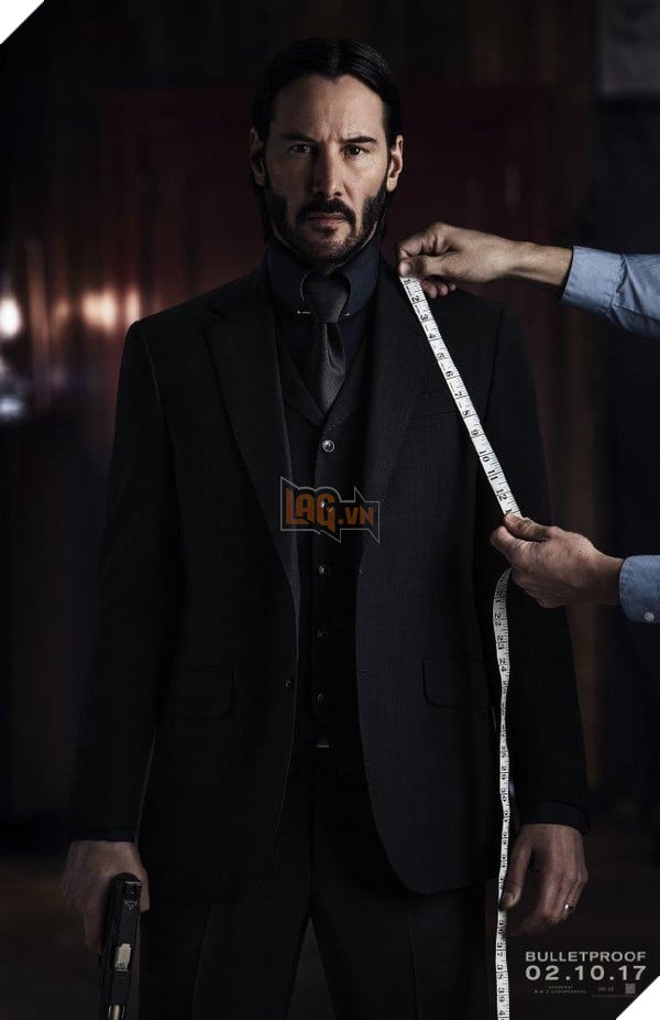 Keanu Reeves xuất hiện cùng chú chó thứ hai trong John Wick: Chapter Two 3